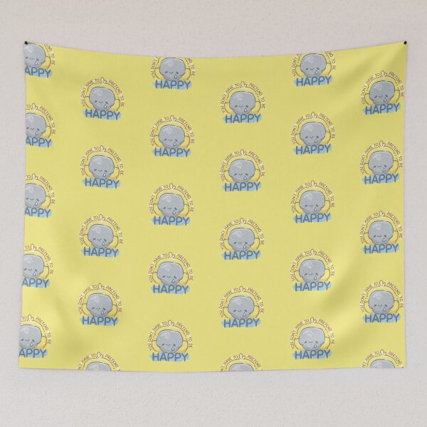 Item preview, You Don’t Have To Pretend To Be Happy designed and sold by SketchesWSara.