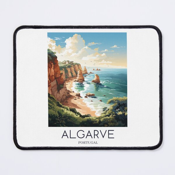 Item preview, A Pop Art Travel Print of Algarve - Portugal designed and sold by StudioRedKoala.