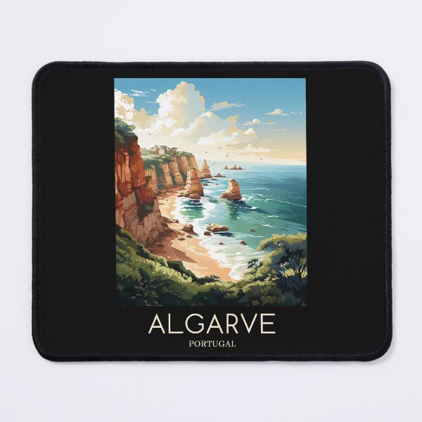 Item preview, A Pop Art Travel Print of Algarve - Portugal designed and sold by StudioRedKoala.