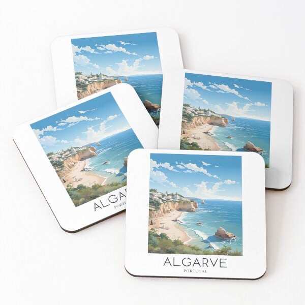 Item preview, A Pop Art Travel Print of Algarve - Portugal  designed and sold by StudioRedKoala.
