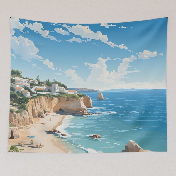 Item preview, A Pop Art Travel Print of Algarve - Portugal  designed and sold by StudioRedKoala.