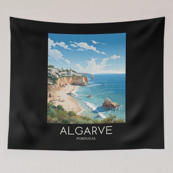 Item preview, A Pop Art Travel Print of Algarve - Portugal  designed and sold by StudioRedKoala.