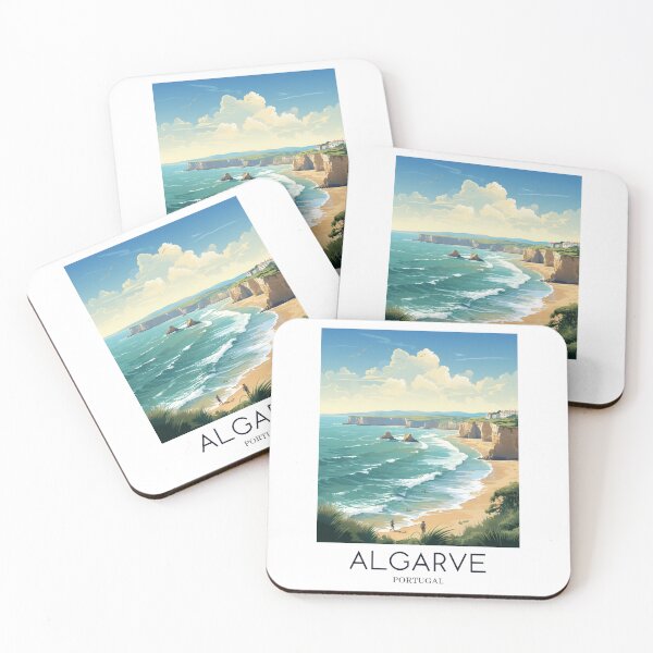 Item preview, A Pop Art Travel Print of Algarve - Portugal  designed and sold by StudioRedKoala.