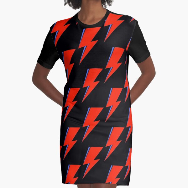 Bowie Symbolic Graphic T-Shirt Dress
