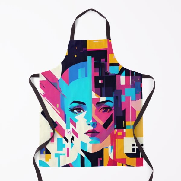 Item preview, pintura abstracta de una mujer designed and sold by norachiang.