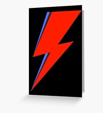 Bowie symbolisch Grußkarte