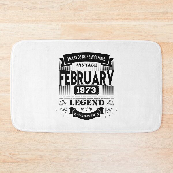 Item preview, Legend Were Born in February 1973 Limited Edition, Birthday Gift, Perfectly Aged years of Being Awesome Vintage 51th Birthday designed and sold by DjenShop.