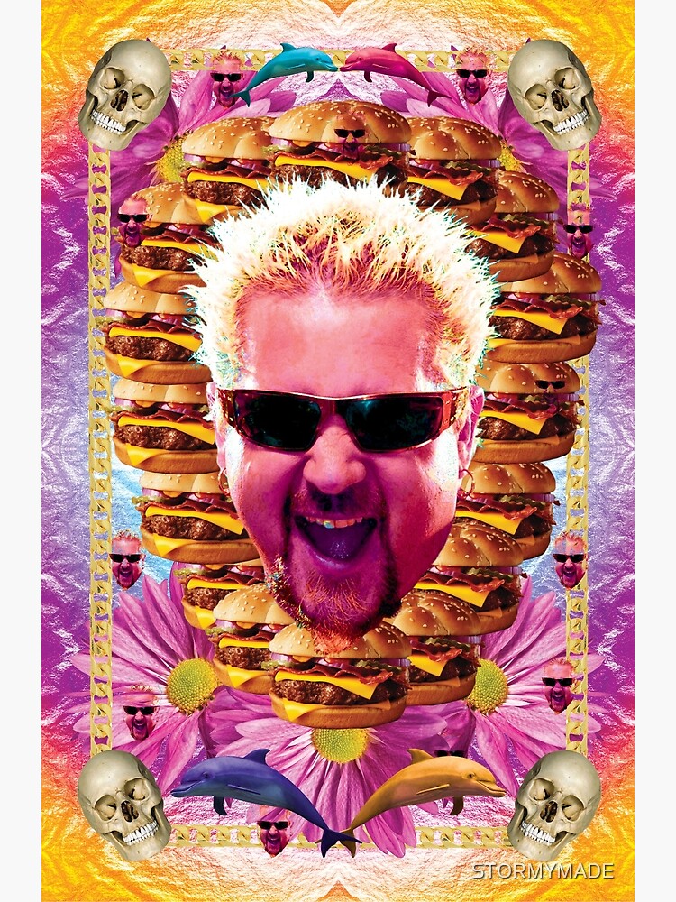 "guy celebrity chef fieri" Poster for Sale by STORMYMADE Redbubble