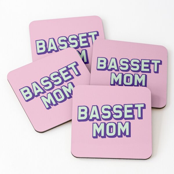 Item preview, Basset Hound Mom Retro Beach Summer Bubble Gum Gift  designed and sold by Guarddogdrive.