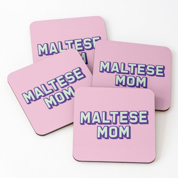 Item preview, Maltese Mom Retro Beach Summer Bubble Gum Gift  designed and sold by Guarddogdrive.