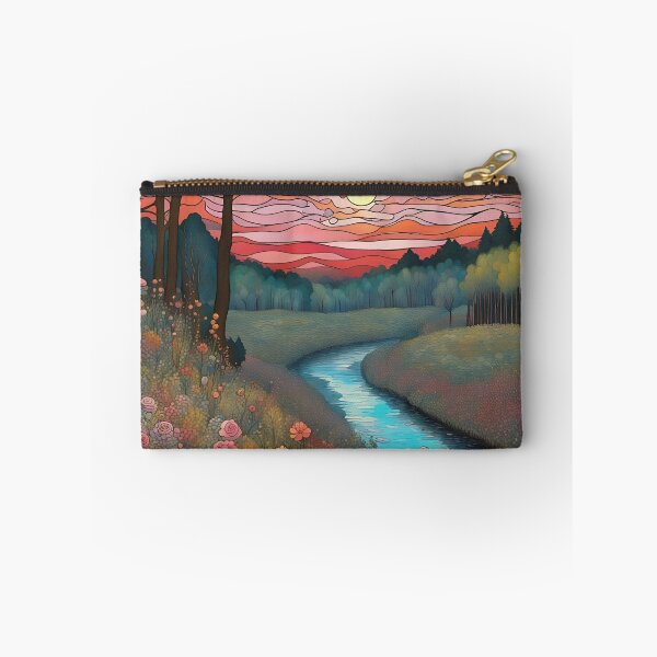 Item preview, Rising Sun in a Valley with Flowers. designed and sold by Artbyterigibson.