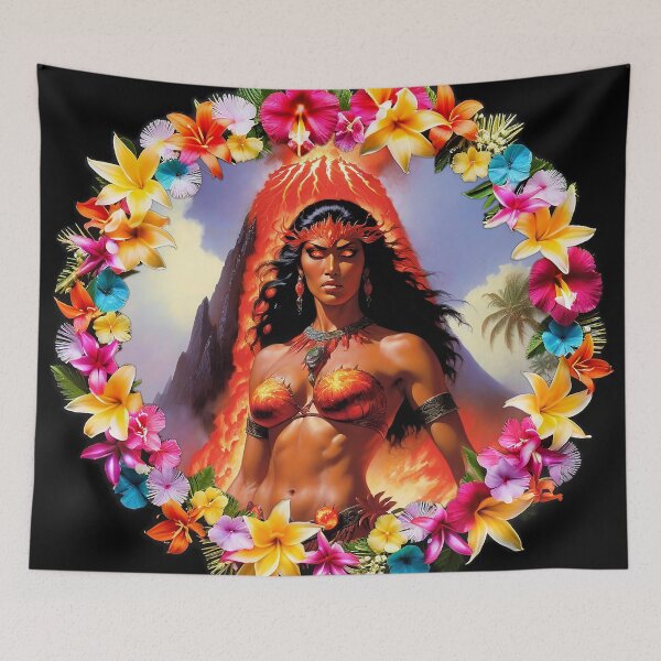 Item preview, Pele, Volcano Goddess designed and sold by abellemorte.