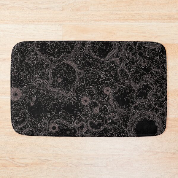 Item preview, Moon Topographic Lines designed and sold by UnrealQuake.