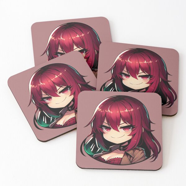 Item preview, Chibi Smirk - Crimson Confidence Edition designed and sold by ChibiMood.