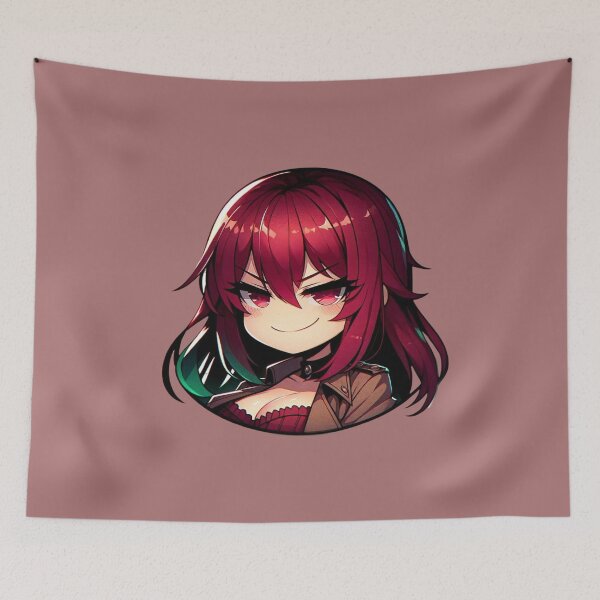 Item preview, Chibi Smirk - Crimson Confidence Edition designed and sold by ChibiMood.