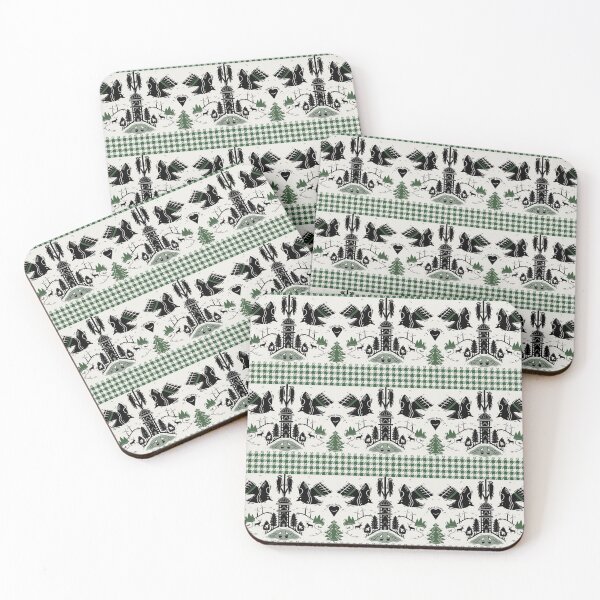 Item preview, Black Forest Feldberg with checked pattern designed and sold by Andrea Snuggs.