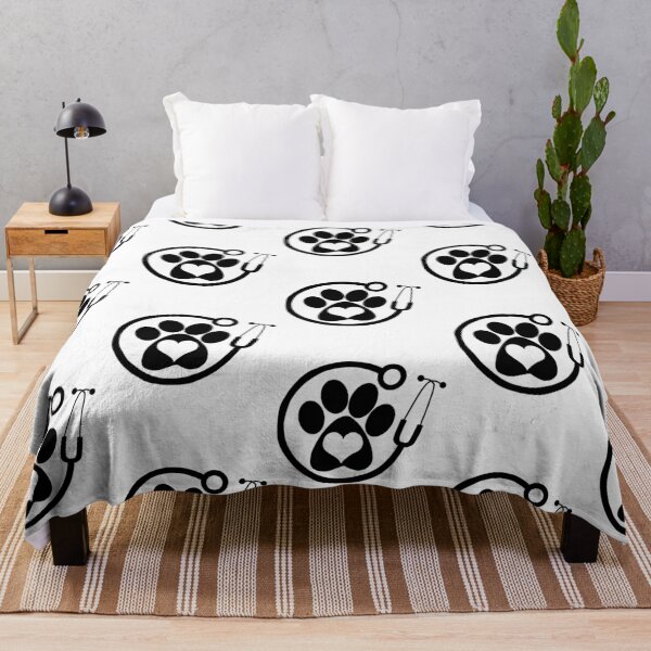 Item preview, Veterinary veterinarian love and hard work with stethoscope and paw print designed and sold by adesignworld.