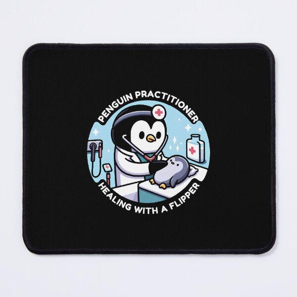 Item preview, Penguin Practitioner: Healing with a Flipper designed and sold by Upetees.