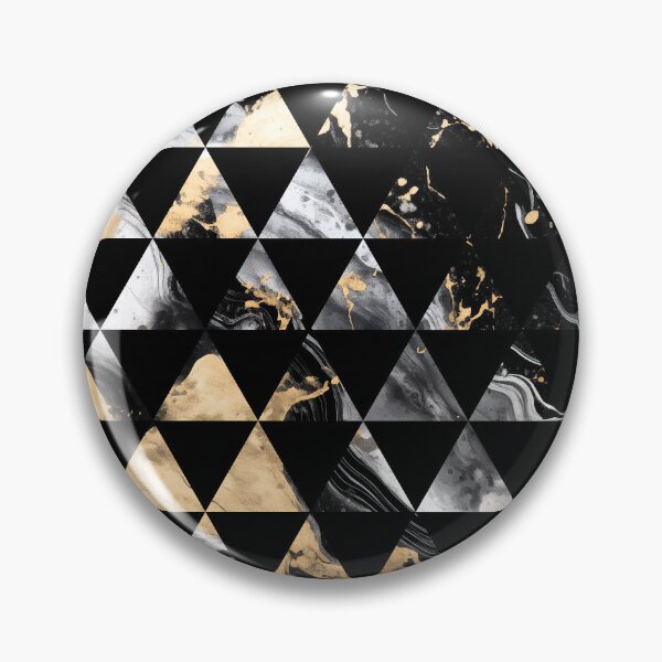 Item preview, Mármol geométrico negro y dorado designed and sold by CreateHappy.