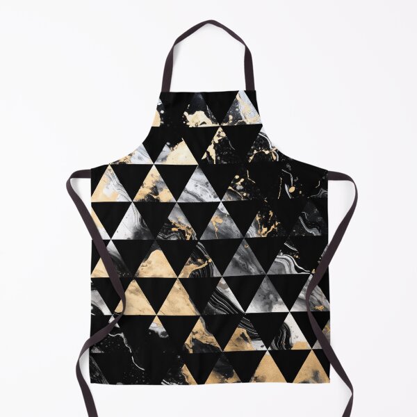 Item preview, Geometric Black & Gold Marble designed and sold by CreateHappy.