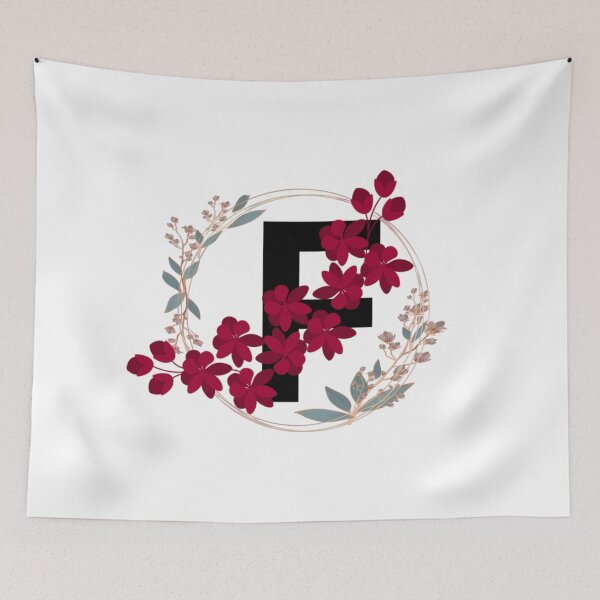 Item preview, Beautiful Alphabet F floral pattern for valentine and new year designed and sold by Sparkdesigner2.
