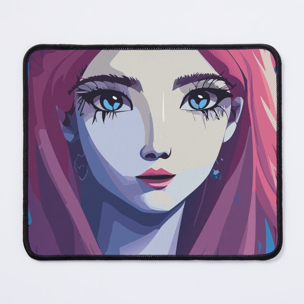 Item preview, Blue Eyes Anime Girl designed and sold by morosgoth.