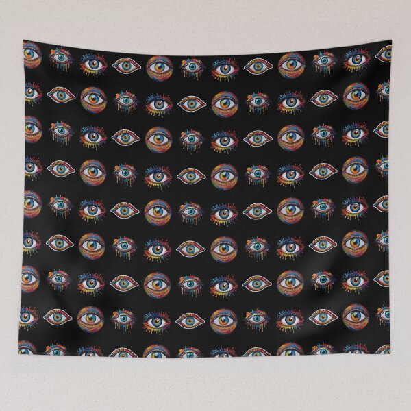 Item preview, Cool Iron On Patches Eye Sticker Pack designed and sold by saloui.