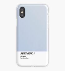 AESTHETIC UNIVERSE TEAR DROP BLUE DESIGN iPhone Case