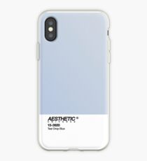 AESTHETIC UNIVERSE TEAR DROP BLUE DESIGN iPhone Case