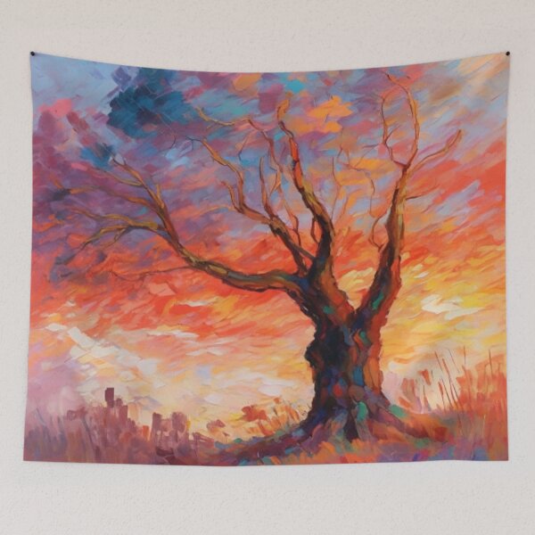 Item preview, Impressionist art of a tree designed and sold by logsinapond.