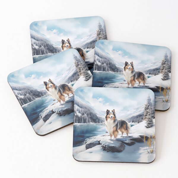 Item preview, Shetland sheepdog by the lake designed and sold by PawfectTeem.