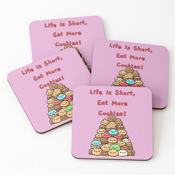 Item preview, Life is short, eat more cookies designed and sold by wakuwakuhouse.