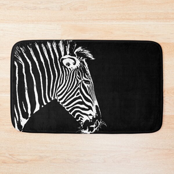 Item preview, Black & White Side Profile of African Zebra designed and sold by MillerDesigns.