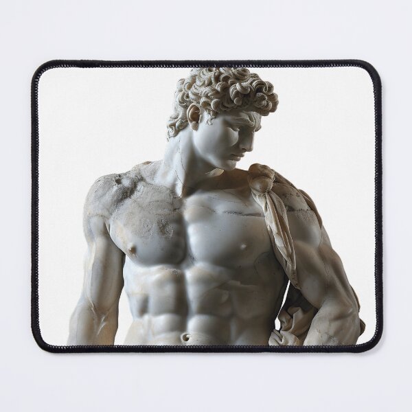 Item preview, sculpture of hercules in t-shirt designed and sold by AlexisDesing.