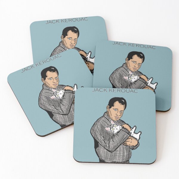 Item preview, Jack Kerouac and Cat  designed and sold by TLBugg.