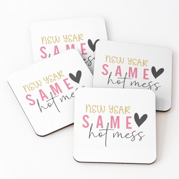 Item preview, New Year Same Hot Mess designed and sold by tearracreative.