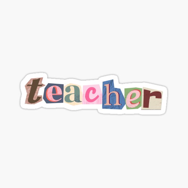 Item preview, Teacher cutout letters designed and sold by sieeeeerra.