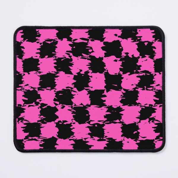 Item preview, 2D Splattered Pink and Black Checkerboard Pattern designed and sold by TheRulerofEarth.