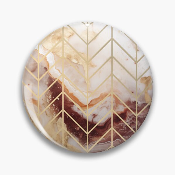 Item preview, Rose & Gold Marble Chevron designed and sold by CreateHappy.