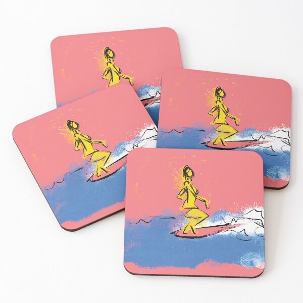 Item preview, Dancing surfer girl designed and sold by WhackoDesigns.