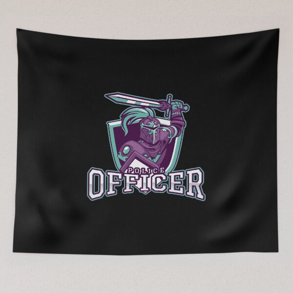 Item preview, Police Officer Design with Soldier holding Sword designed and sold by PRIVARSHU.