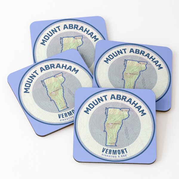 Item preview, Vermont Mountain Map - Mount Abraham designed and sold by Willz Designz.