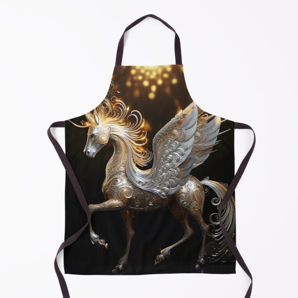 Item preview, Ornate gold Filigree Pegasus designed and sold by dcrc.