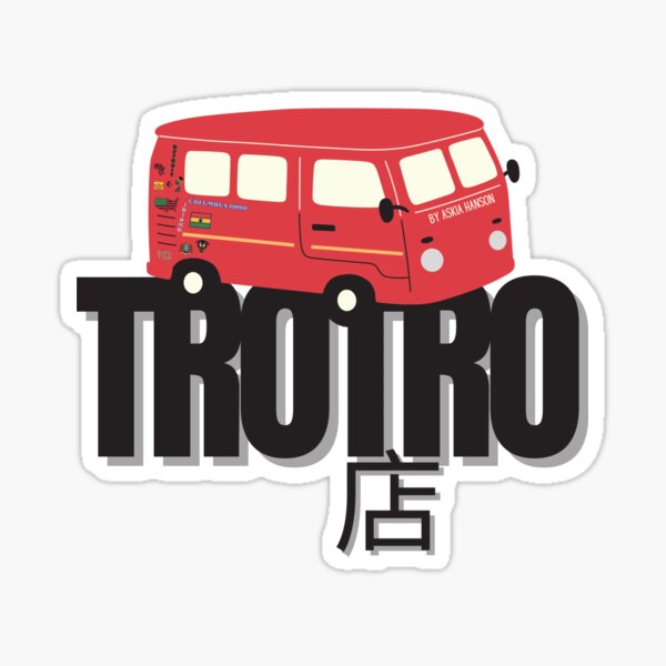 The TROTRO donkey Sticker by Wamsito