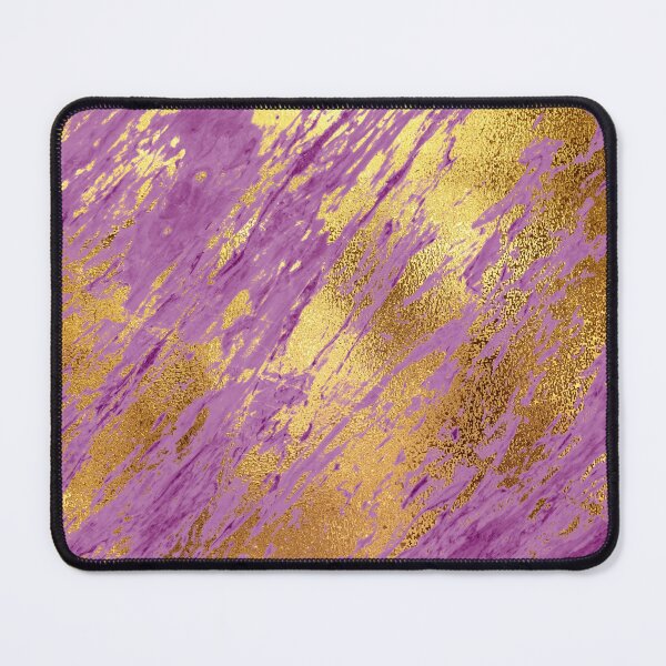 Item preview, Lilac-Purple Faux Marble Art With Golden Veins designed and sold by DEC02.