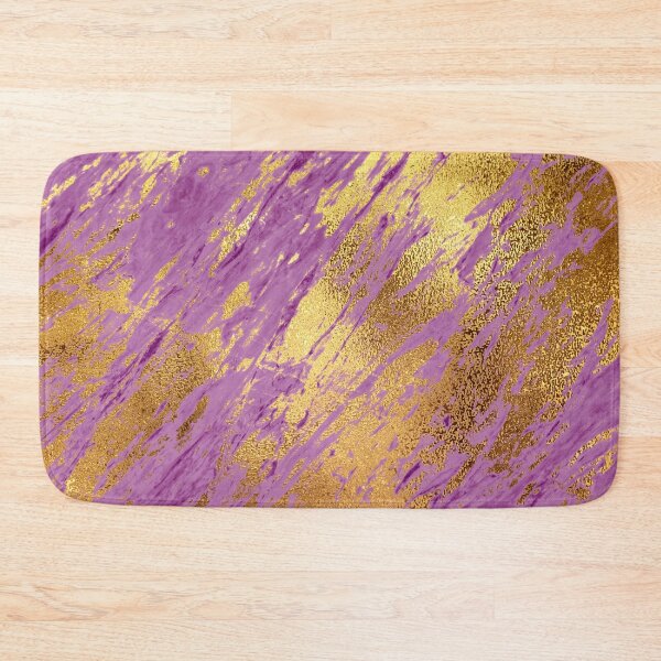 Item preview, Lilac-Purple Faux Marble Art With Golden Veins designed and sold by DEC02.