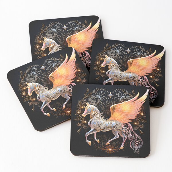 Item preview, ornate gold filigree pegasus designed and sold by dcrc.