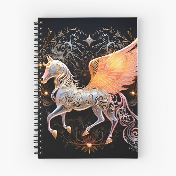Item preview, ornate gold filigree pegasus designed and sold by dcrc.