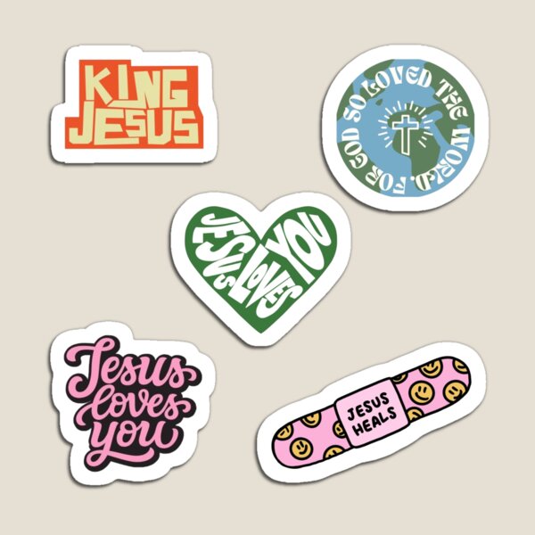 Artikel-Vorschau von Christliches Stickerpaket, designt und verkauft von faithprincipato.