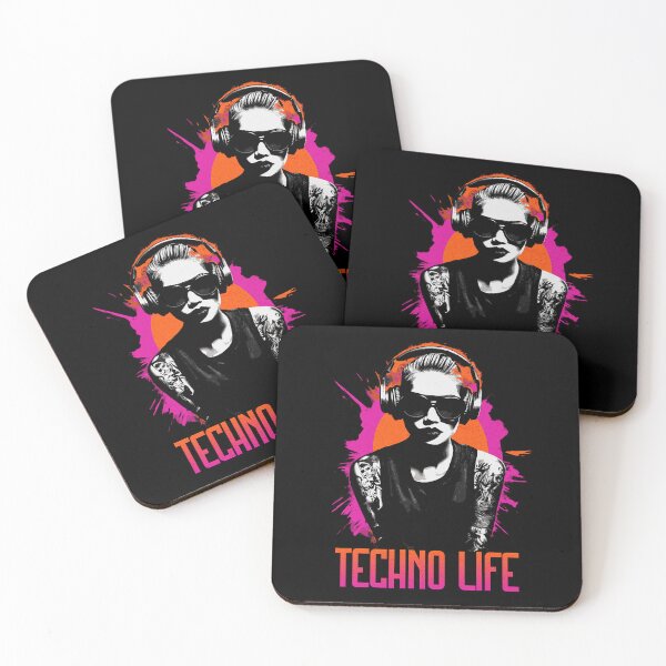 Item preview, Techno Life - Techno Music DJ designed and sold by Urban-Alien.